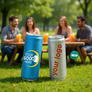 Bouteille d'eau réutilisable personnalisée en PET 500 ml avec bouchon à vis, non compatible lave-vaisselle, pour consommation directe, design minimaliste avec logo, idéale pour les cadeaux promotionnels - Product Image 3