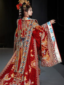 S3991L - Atuendo <span class=keywords><strong>de</strong></span> <span class=keywords><strong>Boda</strong></span> Hanfu <span class=keywords><strong>de</strong></span> la Dinastía Song, Resistente y Elegante, para Novios, Vestido <span class=keywords><strong>de</strong></span> Novia <span class=keywords><strong>Tradicional</strong></span> <span class=keywords><strong>Chino</strong></span> - Product Image 5