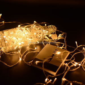 Venta superior Iluminación de vacaciones 100 200 400 500 <span class=keywords><strong>LED</strong></span> 10 M 30 m 105 FT <span class=keywords><strong>300</strong></span> <span class=keywords><strong>LED</strong></span> de extremo a extremo Luz de cadena de hadas de alambre blanco verde - Product Image 2