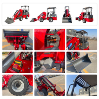 Chargeuse sur pneus électrique multifonctionnelle au prix direct usine, mini-tracteurs électriques les moins chers avec chargeur frontal pour les fermes