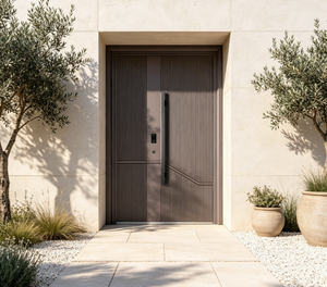 Porte de sécurité antivol minimaliste Qifan pour hôpitaux – Solution d'entrée moderne pour les établissements de santé avec protection haute sécurité - Product Image 2