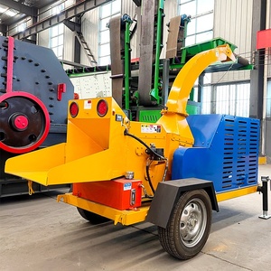 Broyeur de bois, déchiqueteuse de branches de jardin, broyeur de bois mobile de taille moyenne, double alimentation (diesel-électrique), livraison directe d'usine - Product Image 4