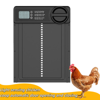Porte automatique de poulailler à énergie solaire en alliage d'aluminium