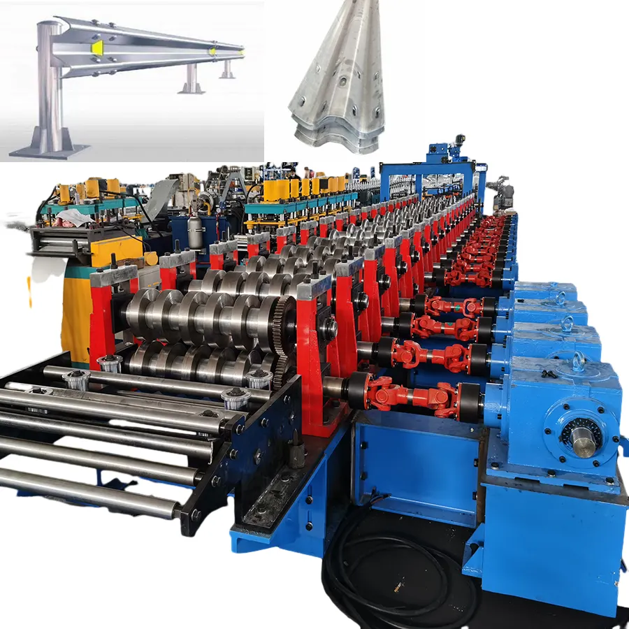 Roll Forming Machine for Highway Guardrail Crash Barrier Beams W Beam