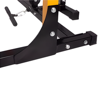 Rack de Potencia Multifunción con Jaula para Sentadillas, Accesorio para Polea de Tracción Superior y Barra de Dominadas, Equipo de Entrenamiento de Levantamiento de Pesas para Gimnasio en Casa