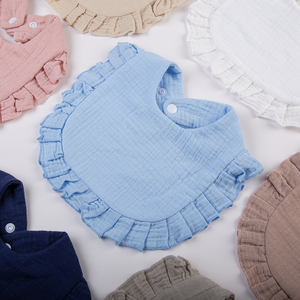 Однотонная дышащая хлопковая муслиновая ткань - Product Image 4