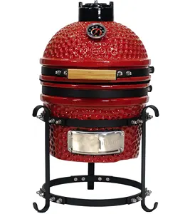 欧式户外陶瓷厨房木炭13英寸英国烧烤卡玛多烧烤焙烧炉