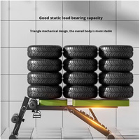 Rack de musculation multifonctionnel pliable en acier, banc de musculation, rack à squats, matériau PU durable et écologique, unisexe, pour la maison, intérieur