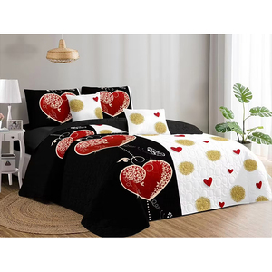 Couvre-lit en coton imprimé moderne, léger et doux en microfibre, idéal pour toutes les saisons – Vente en gros à prix abordable - Product Image 2