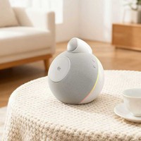 Nouveau chargeur sans fil X16 Conch Sound + lumière d'ambiance pour haut-parleur 3-en-1, charge rapide 10W, certifié ROHS pour utilisation en chambre