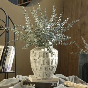 Yihua Floral Art - Ramo de Hojas Artificiales Color Marrón, Decoración Retro para el Hogar, Adorno Wabi Sabi, Decoración para Ventanas - Product Image 4