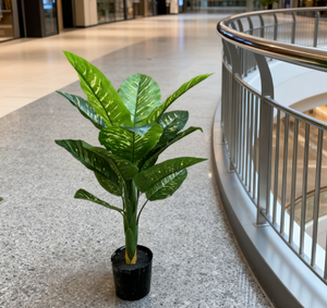 <span class=keywords><strong>ต้น</strong></span>ไม้ปลอมสีเขียวตลอดปีเทียมสำหรับตกแต่งห้องนั่งเล่นในร่มชั้นดอกไม้<span class=keywords><strong>บอน</strong></span>ไซขนาดใหญ่ - Product Image 4