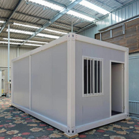 Bâtiment modulaire de dortoir et de bureau JiaRun de 20 pieds, maison conteneur détachable avec panneaux sandwich et construction en acier préfabriquée