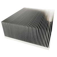 Dissipateur thermique à ailettes à refroidissement profond haute puissance 200(L)*90(H)*230(P)mm, grande surface de dissipation thermique pour onduleur IGBT