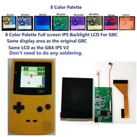 Kit complet d'écran LCD à haute luminosité pour Game Boy Color