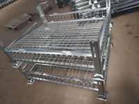 Cage grillagée pour conteneur de stockage industriel