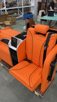 Kit intérieur VIP Sprinter W906 W907 Sièges électriques rabattables TV relevable 50 pouces Écran tactile Barrière de séparation Tabouret en cuir OEM RHD LHD