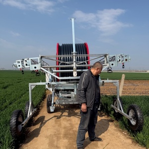 Système d'irrigation agricole automatique à turbine à eau avec enrouleur de tuyau JP90-400 et portique à bascule, basse pression, haute efficacité - Product Image 5