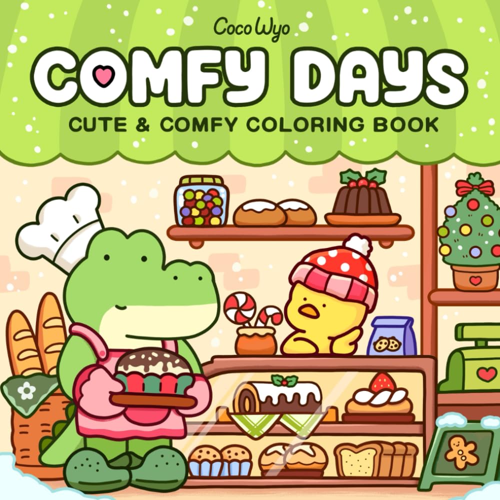 cozy coloring book 48 pages