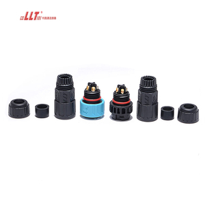 Connecteur électrique étanche M19 llt Factory 4 2 3 5 <span class=keywords><strong>6</strong></span> 7 Pin round plug Ip67 Ip68 pour onduleur solaire - Product Image 3