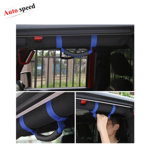 Ensemble de 4 poignées de maintien pour barre anti-roulis pour Jeep <span class=keywords><strong>Wrangler</strong></span> Sports Sahara Freedom Rubicon X <span class=keywords><strong>Unlimited</strong></span>, <span class=keywords><strong>accessoires</strong></span> intérieurs - Product Image 2