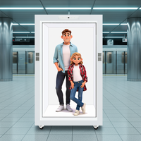 Moniteur publicitaire LCD tactile transparent 4K le plus populaire, Holobox