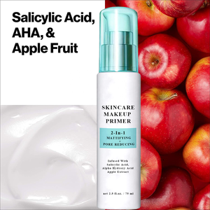 Fond de teint de <span class=keywords><strong>base</strong></span> végétalien L'apprêt pour le visage brouille les ridules avec de la vitamine B5 Acide hyaluronique pour une finition <span class=keywords><strong>lissante</strong></span> naturelle - Product Image 4