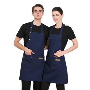 Delantal de cocina Unisex, multicolor, con bolsillos, para <span class=keywords><strong>Chef</strong></span> - Product Image 2