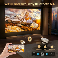 Funphenix Fabrieks Prijs Mini Android 14 Projector 5000 Lumen 720P HD LCD LED Draagbare Home Theater Buitenbioscoop