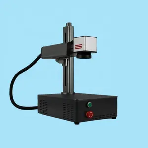 20w-50W taşınabilir ucuz yüzük çelik boru tabela Logo Metal gravür Fiber lazer işaretleme makinesi