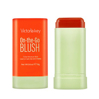 Stick de maquillage 3-en-1 crème : Blush, Rouge à lèvres et Fard à paupières crémeux, végétalien et waterproof