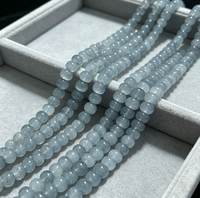Vente directe des fabricants de Yiwu : Perles de verre Abacus 5x8mm, perles rondes transparentes en cristal pour la fabrication de bijoux DIY
