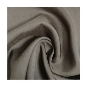 Popular Army green Rayon Fabric Plain Silk Blend Fabric Accept Custom Dyeing