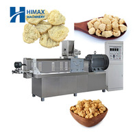 Machine d'extrusion de protéines de soja TVP en acier inoxydable 304 de qualité alimentaire, ligne de production de morceaux de viande de soja, marque Himax, certifiée CE