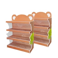 Présentoir pliable personnalisé en PVC expansé, léger, moderne, facile à assembler, pour comptoir et sol