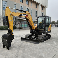 Kontrol Cerdas SY60C Mini Excavator Crawler SANY Sistem Telematika EVI Pemantauan Peralatan Waktu Nyata Penggunaan Global