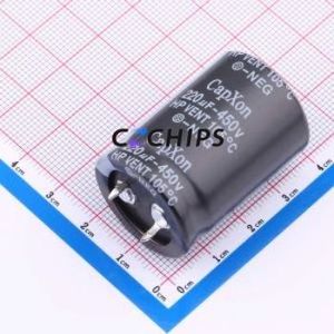 HP221M450N350AP4 Snap-in Aluminum Electrolytic Capacitor Through hole Component (THT),D25xL35mm 220uF 450V - Product Image 1