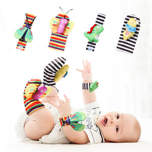 Regalos para Baby Shower: Set de Sonajeros para Bebés Recién Nacidos (Niñas y Niños) de 3 a 12 Meses, con Sonajeros para Manos y Pies, y Sonajeros de Muñeca - Product Image 1