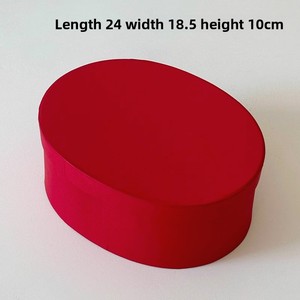 Biểu Tượng Tùy Chỉnh Hình Bầu Dục Vòng Xi Lanh Giấy Kraft Hộp Quà Tặng Bền Cứng Nhắc Màu Đỏ Bao Bì Màu Trắng Hộp Cho Đám Cưới Kẹo Hộp Bộ Quà Tặng - Product Image 4