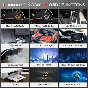 <span class=keywords><strong>Konnwei</strong></span>-herramienta de diagnóstico automotriz KW860 KW 860, autoescáner <span class=keywords><strong>OBD2</strong></span>, lector de códigos de error, 8000 - Product Image 4