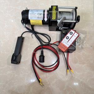 3000LBS Ağır Hizmet Tipi Elektrikli Çelik Halatlı Vinç 12V/24V Su Geçirmez CE Sertifikalı <span class=keywords><strong>ATV</strong></span> Römork Tekne Kaldırma için Özelleştirilebilir - Product Image 1