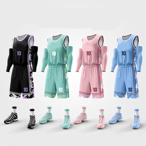 Uniformes de basket-ball unisexes de haute qualité personnalisables pour adultes, couleur unie avec logo, nom de l'équipe, taille plus, équipement de basket-ball pour adultes - Product Image 3
