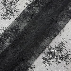 Erkoumi Luxury Burnt Orange <strong>Red</strong> <strong>Lace</strong> Roll Border 3D Floral Eyelash <strong>Lace</strong> Trim Veil <strong>Fabric</strong> For Evening Gowns Drapes Shawls Collars - Product Image 6