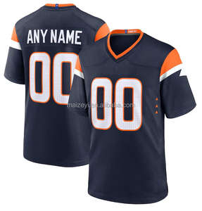 Jersey de Fútbol Americano Personalizado de la Mejor Calidad con Tu Número, Tu Nombre, Tu Logotipo, Talla Grande 6XL, Estilo Denver, Tejido Tackle Twill - Product Image 4