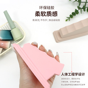 Hytsow <b>Nail</b> Form Pink Rectangle Multi Size Plastic DIY <b>Nail</b> <b>Extension</b> Tool For Home Use - Product Image 4