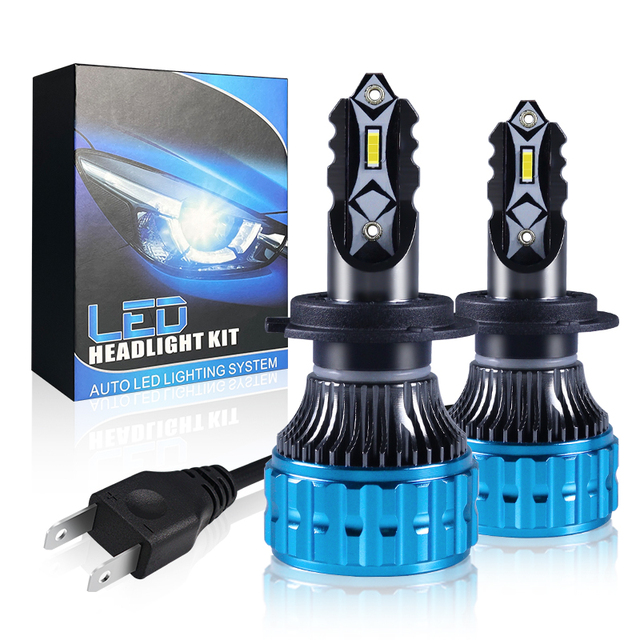 Led Bulbs Wholesale H7 Led Light Car H7 LED Headlight Bulb Bombillas Led H7 Lamp Bombillos Led H1 H3 H4 H11 H13 9005