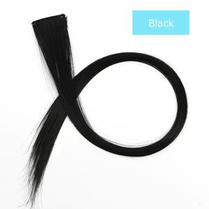 Fujia Soie à haute température Style droit Direct Bande de couleur mate Pièce de cheveux à teindre Suspendus Oreille <span class=keywords><strong>Clip</strong></span>-In <span class=keywords><strong>Extension</strong></span> de cheveux - Product Image 6