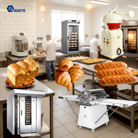 Solution tout-en-un pour les équipements de boulangerie commerciale, ligne de production de pain automatique en acier inoxydable électrique et à gaz, nouvelle haute productivité