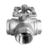 Katup Bola Baja Tahan Karat 304/316 CF8M CF8 ASME B16.34 DN50 ISO 5211 Pemasangan Langsung Pad Full Port Manual Flanged End Gas OEM