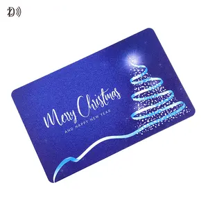 Wholesale RFID PVC Card Waterproof UV Spot Custom Printing NTAG216 NFC Card Led Business Card